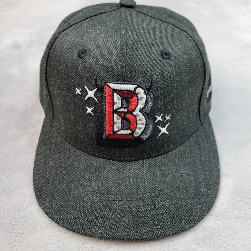 Chicago Bulls Hat Cap Mens Grey Charcoal Snapback Logo Artist Series Miss Merlot